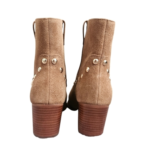 New Authentic Coach Women’s Paline Suede Bootie in Coconut Color Boots Sz 7 NWOT - Picture 4 of 8